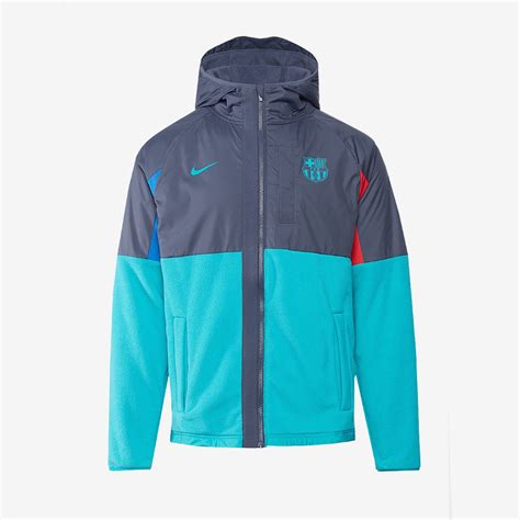 Nike Fc Barcelona Third Winterized Awf Jacket Thunder Blue Energy