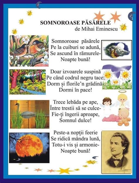 Pin Di Alis Diana Ple A Tra C Su Eminescu Educazione Bambini