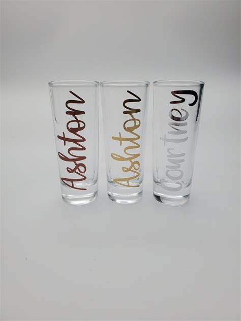 Shot Glasses, Personalized Shot Glasses, Bridesmaid Shot Glasses ...