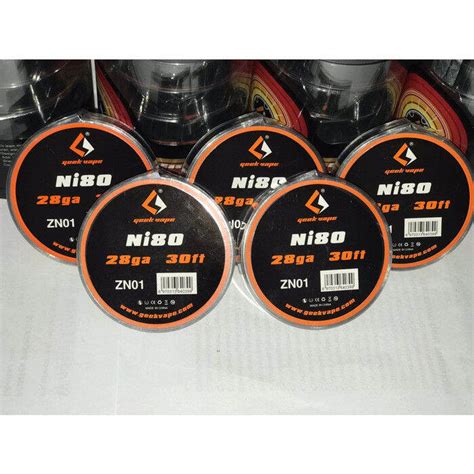 Kawat Geek Vape Geekvape Wire Coil Ni Nichrome Awg Ga Feet