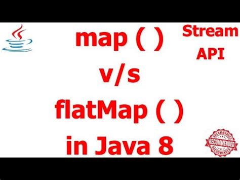 Map Vs FlatMap Java 8 Streams API Difference Between Map And