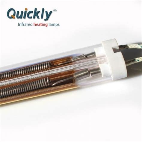 Medium Wave Gold Plated Infrared Heating Lamps V W Quartz Ir