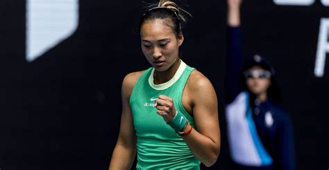 Zheng Beats Kalinskaya To Make Semi Finals Tennis Majors