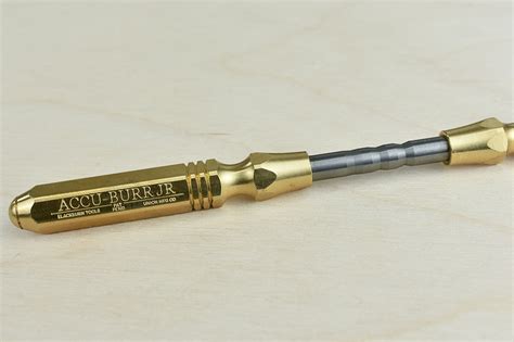Accu Burr Junior Carbide Burnisher Brass Handles
