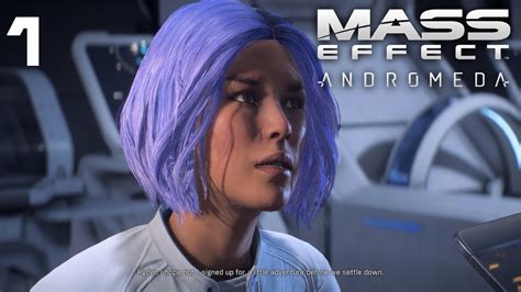 Let S Play Mass Effect Andromeda Blind Meet Sara Ryder Part