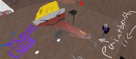 A Drawing Of Paintbrush And Yinyang I Made In Roblox Spray Paint R