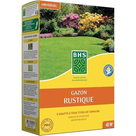 Semences Gazon Rustique 1Kg W4070 Cdiscount Jardin