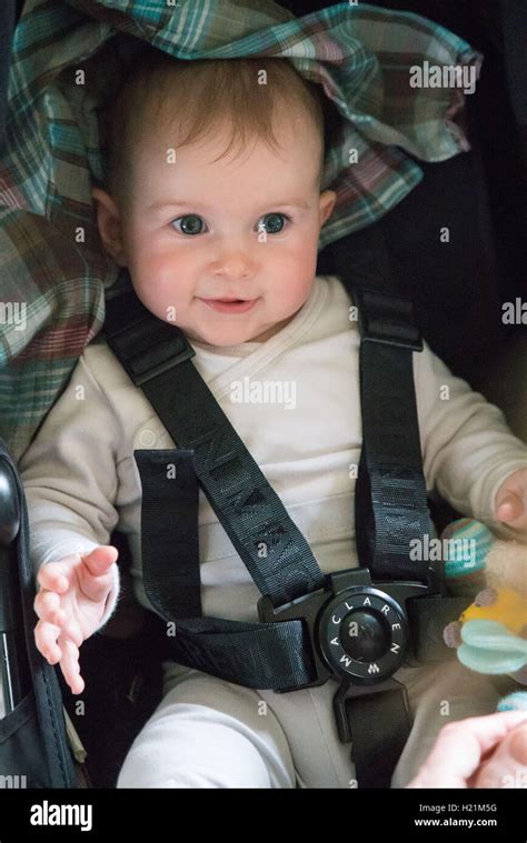 6 Month Old Baby Girl Stock Photo Alamy
