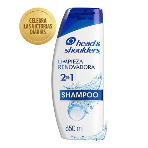 Shampoo Head And Shoulders 2 En 1 Limpieza Renovadora Control Caspa 650