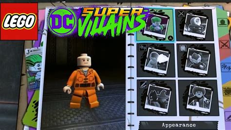 Lego Dc Super Villains In Depth Look At Character Creator 16 Characters Discovered Within