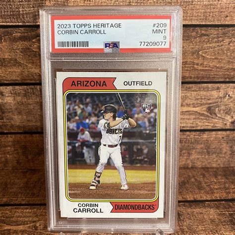 2023 Topps Heritage 209 Corbin Carroll RC For Sale Online EBay