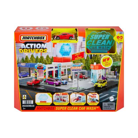 Matchbox Action Drivers Super Clean Car Wash Playset