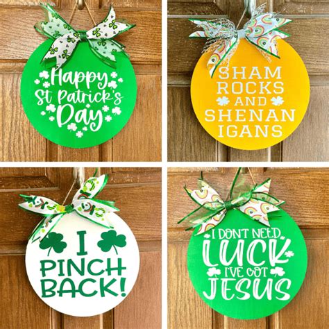 7 Cute And Cheap DIY St Patrick S Day Door Hangers I Luve It