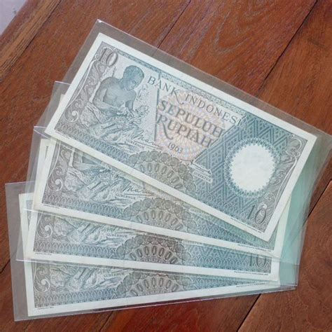 Jual 10 Rupiah Seri Pekerja Tahun 1963 Gres Baru Shopee Indonesia