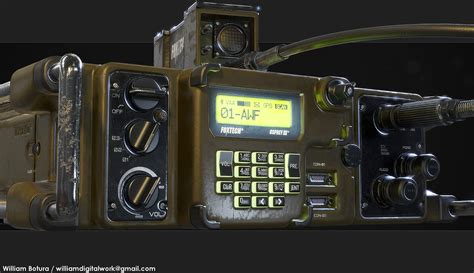 RT-1523 Military Radio - Game Ready Model — polycount