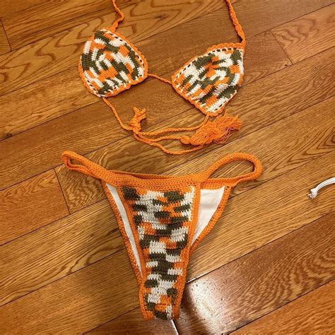 Bamba Swim Crochet Bikini Bottoms Are A Small Top Depop