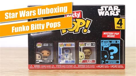 Star Wars Funko Bitty Pop 4 Pack Star Wars Unboxing YouTube