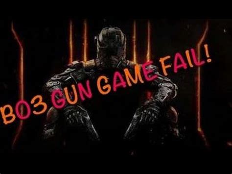 Call Of Duty Black Ops III GunGame 4 SO CLOSE YouTube