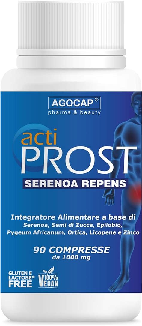 Actiprost Integratore A Base Di Serenoa Repens 400mg 90 Cpr Con Saw