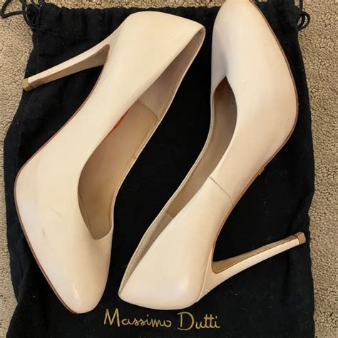 Massimo Dutti Shoes Massimo Dutti High Heels Real Leather Nude Poshmark