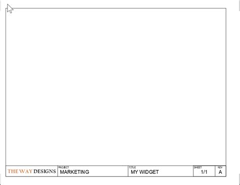 Autocad Title Block Template