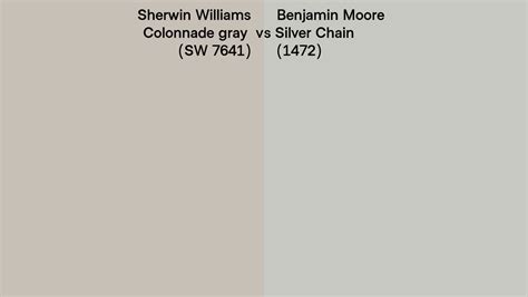 Sherwin Williams Colonnade Gray Sw Vs Benjamin Moore Silver