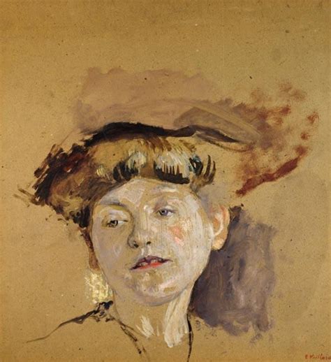 Vuillard Edouard The Blonde Model Oil On Paper Edouard Vuillard