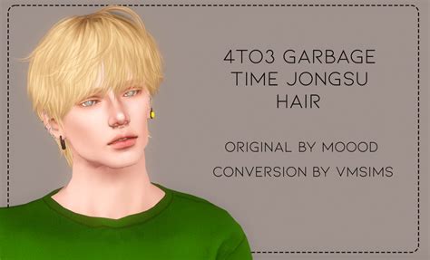 Vmsims To Garbage Time Jongsu Hair By Vmsims