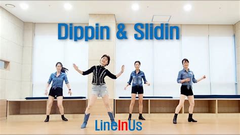 초중급 Dippin Slidin Line Dance Dance Count Lineinus YouTube