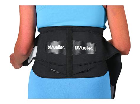 Mueller Lumbar Support Back Brace With Removable Pad Multi Size