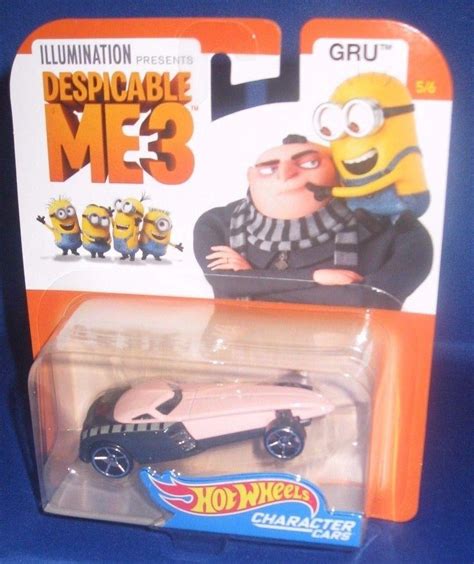 Despicable Me Collector Hot Wheels Character Cars Minion Gru New