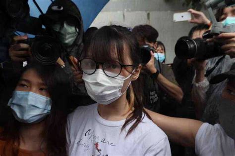 Hong Kong Activist Agnes Chow Released On Pro Democracy Protest Anniversary Uca News