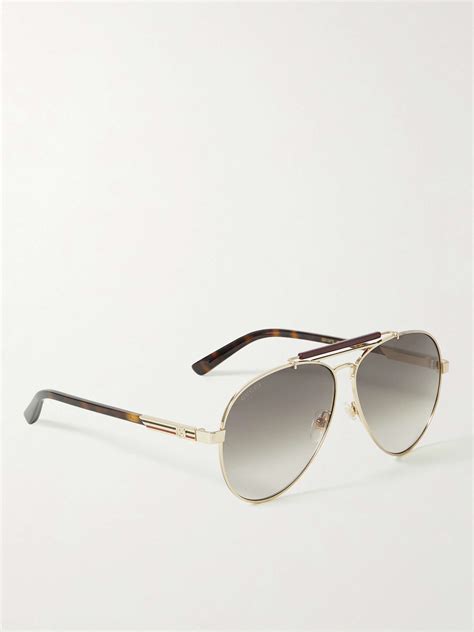 Gucci Aviator Sunglasses With Bamboo