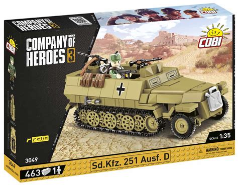 Cobi Coh Sd Kfz Ausf D Halftrack Military Bricks I Cobi