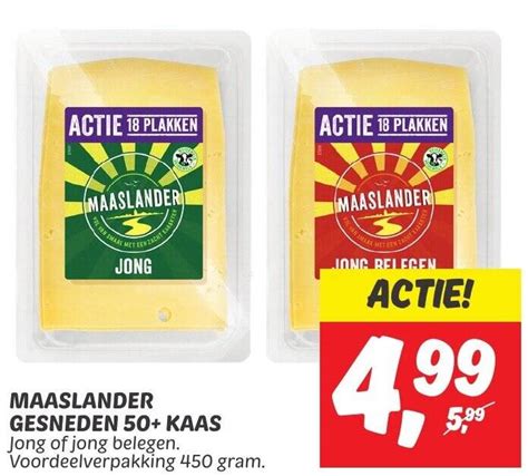 Maaslander Gesneden Kaas G Aanbieding Bij Dekamarkt