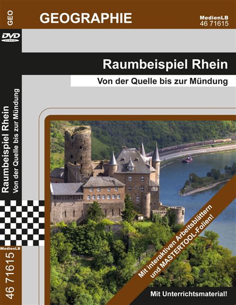 DVD Raumbeispiel Rhein Von der Quelle bis zur Mündung PHYWE