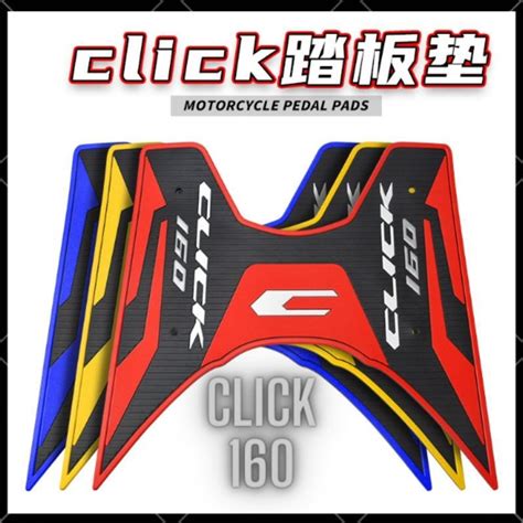 Motorcycle Footboard Rubber Matting For Honda Click Shopee