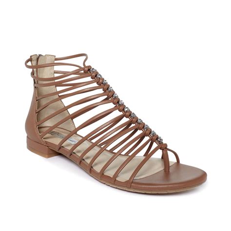 Inc International Concepts Womens Avah Flat Gladiator Sandals In Brown