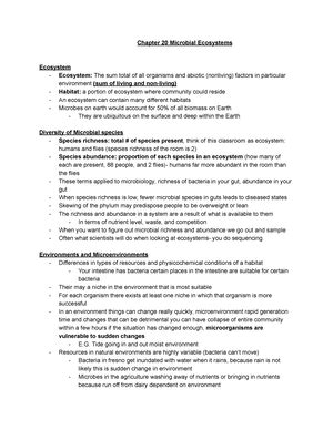 Bio Chapter Summary Microbiology Quizlet Micro Trivia What