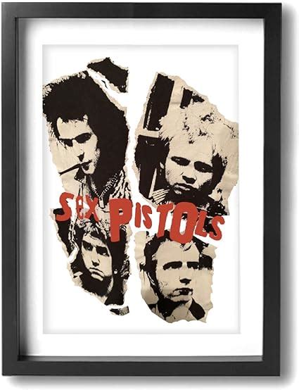 Jp Sex Pistols セック スピストルズ フレームの絵 背景絵画 背景絵画 壁掛け 家の装飾 アートパネル