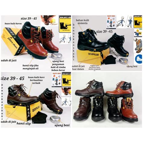 Jual SEPATU SAFETY PROYEK UJUNG BESI SEPTY SHOES SEPTI KERJA