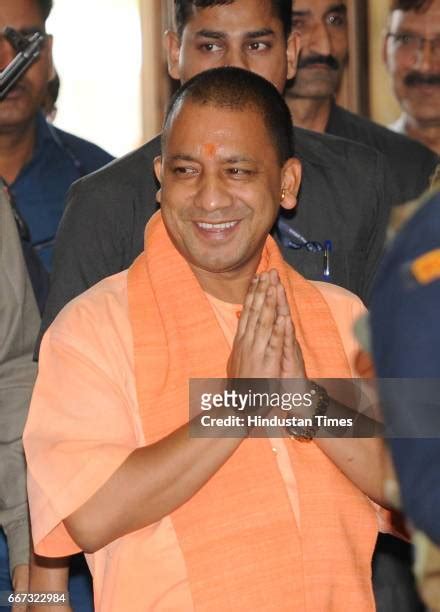 Uttar Pradesh Chief Minister Yogi Adityanath Attends Cabinet Meeting