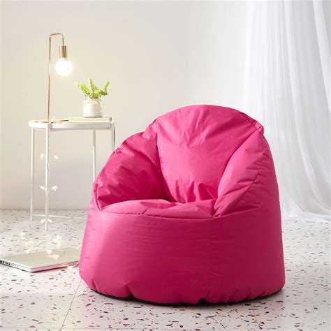 Urban Shop Structured Round Bean Bag Chair, Pink - Walmart.com