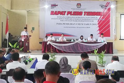 Kpu Gunungsitoli Gelar Rapat Pleno Penetapan Caleg Terpilih Pasca