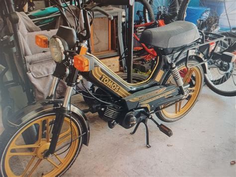 1989 Tomos A 3 Golden Bullet Moped Photos — Moped Army