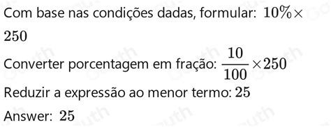 Solved Sem Efetuar Calculos Por Escrito Ou A Calculadora