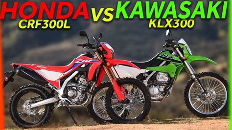 Kawasaki Klx Vs Honda Crf L Dirt Bike Magazine Youtube