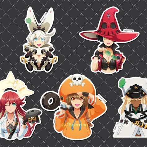 Guilty Gear Strive Stickers Etsy