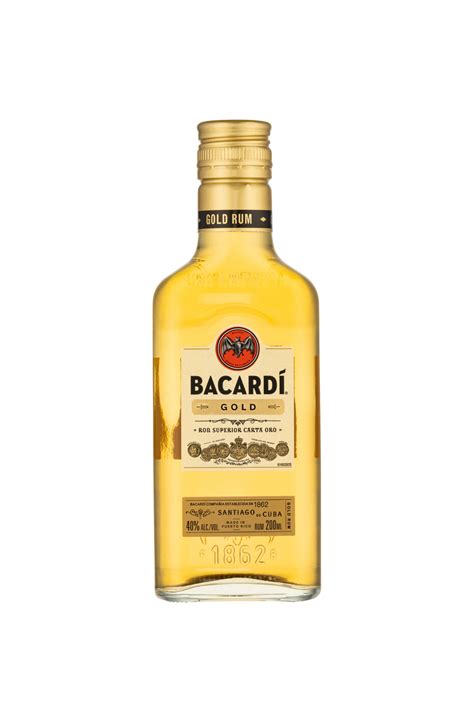 Bacardi Rum Gold 200 Ml Bottle