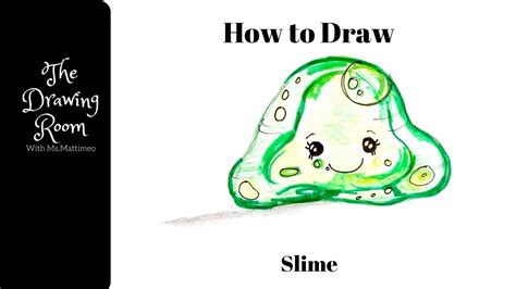 How To Draw Slime Make A Cute Slime Youtube